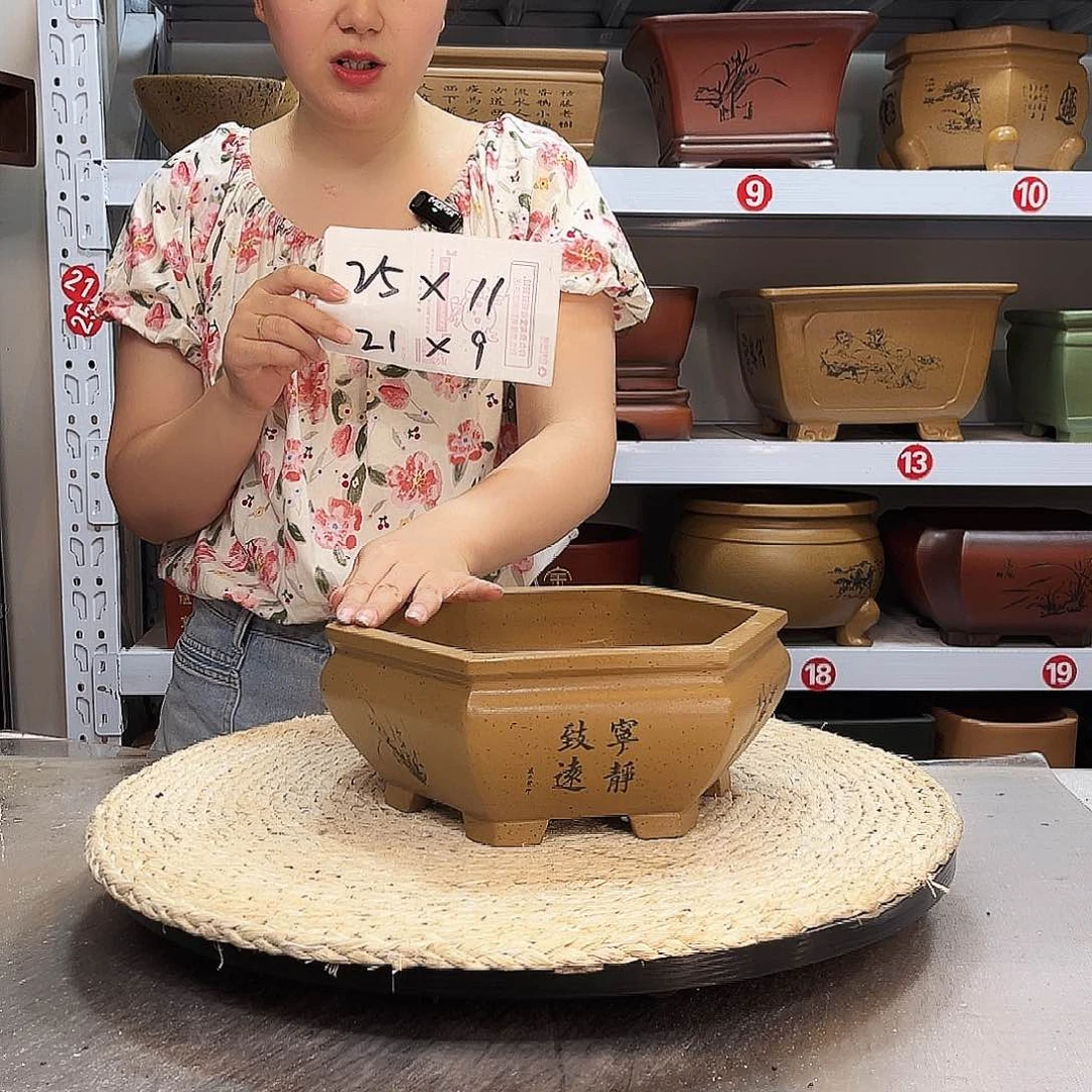 紫砂花盆紫砂花盆