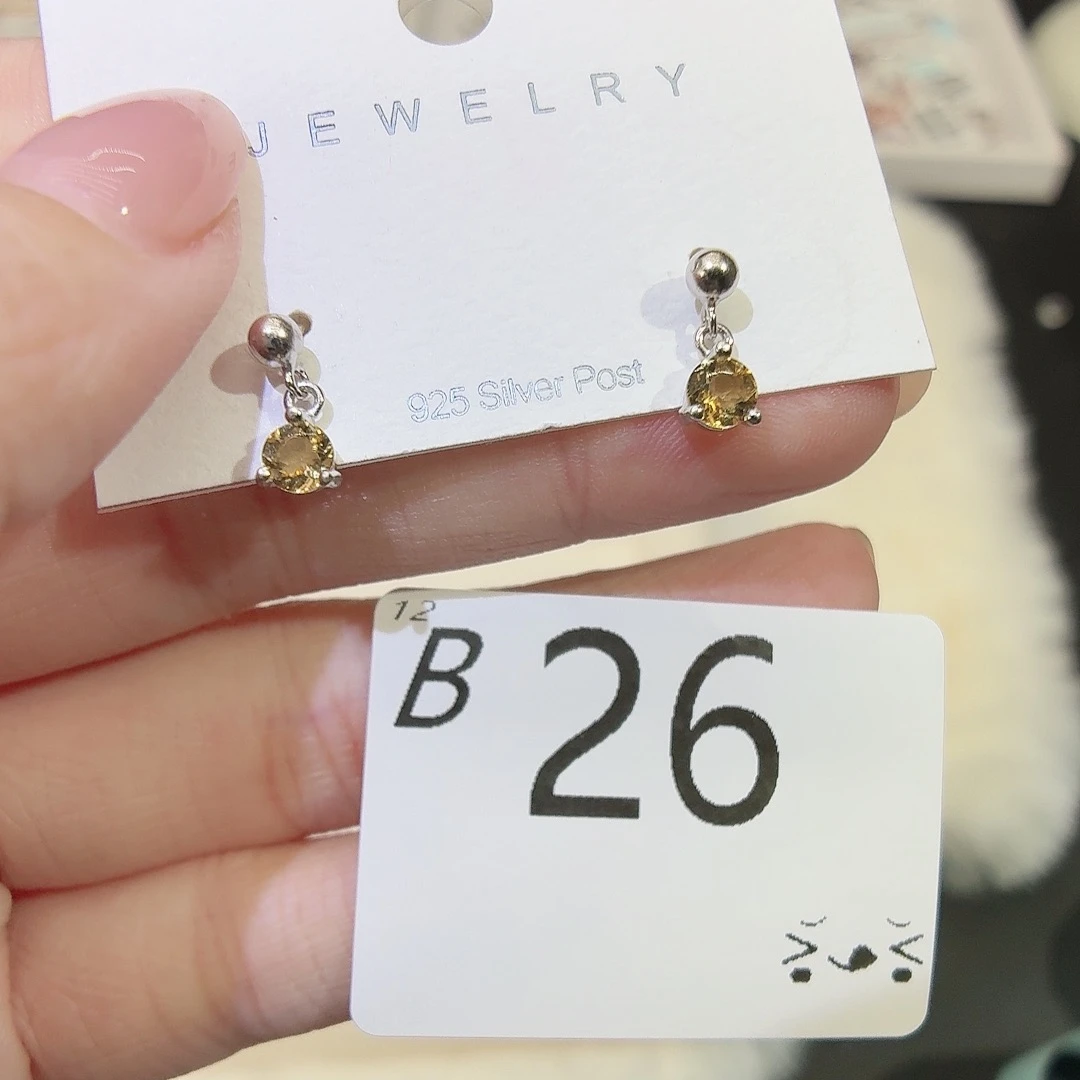 珠宝半成品银S925镶嵌水晶