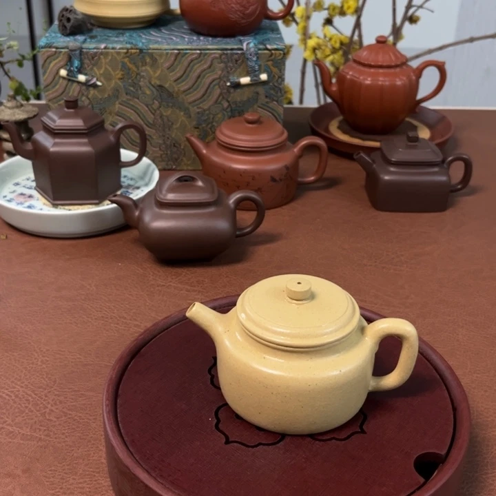 紫砂茶壶德钟本绿壶