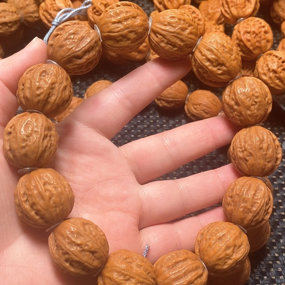 文玩核桃手串磨盘