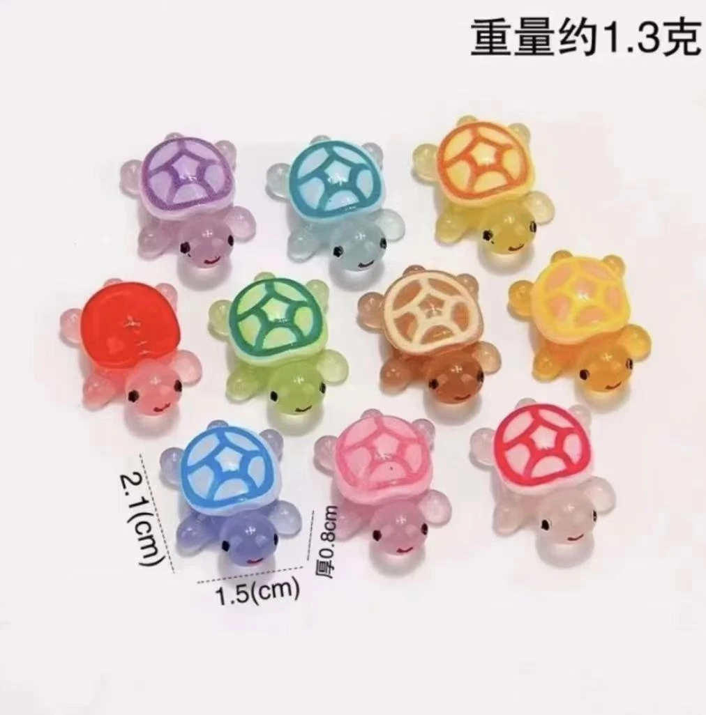 【超级福袋】随机15个迷你乌龟手工diy创意树脂卡通立体摆件配饰