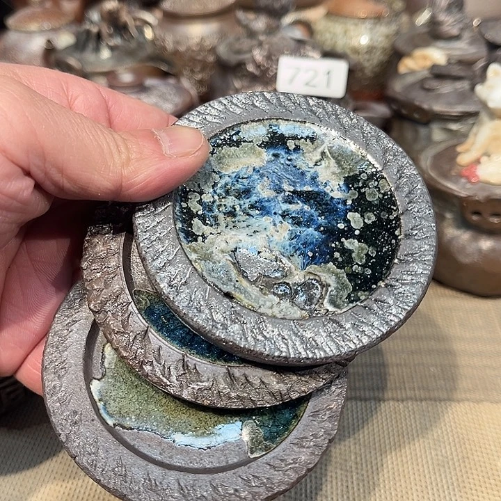 柴烧裸烧茶具福利754