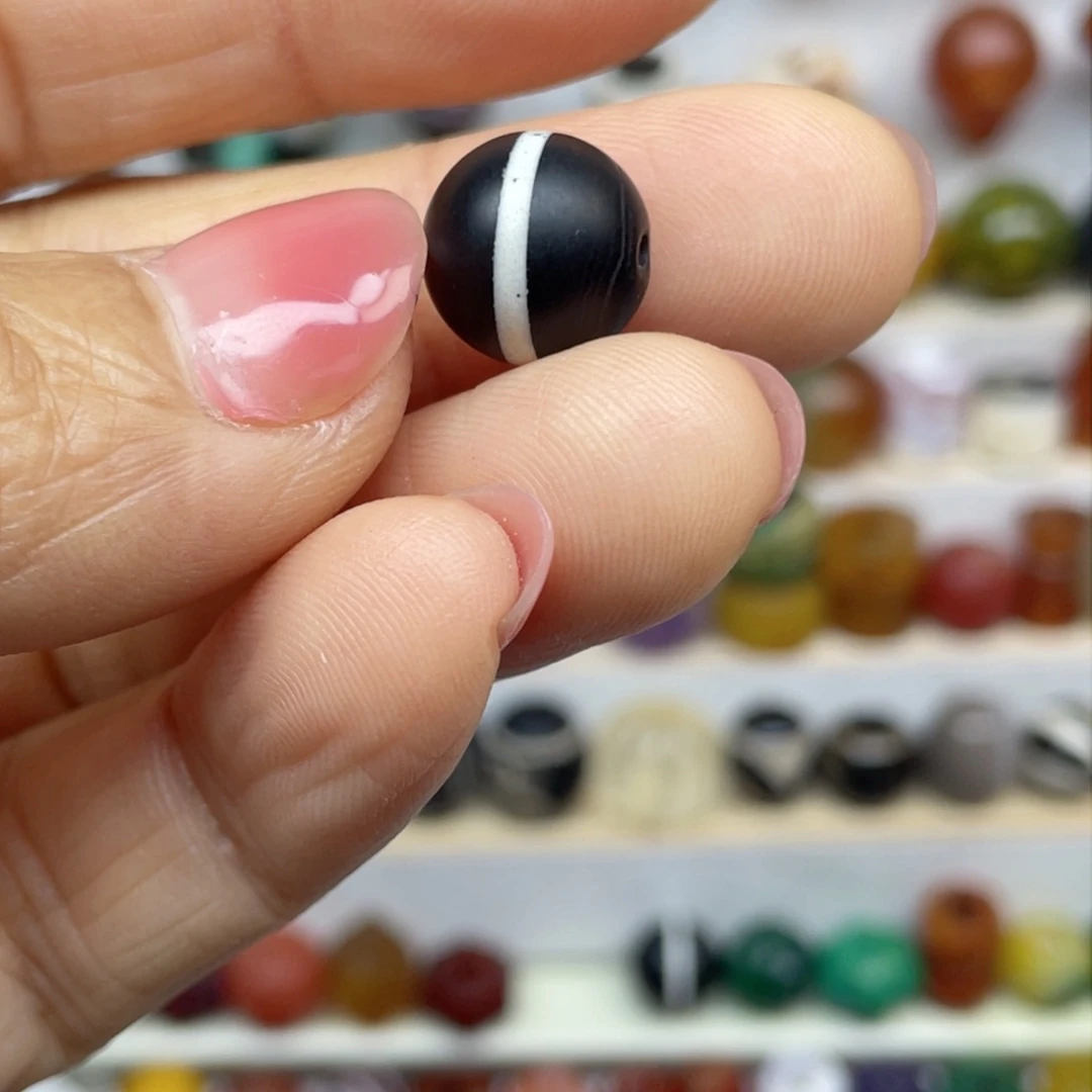 玛瑙/玉髓吊坠未镶嵌斗****豆