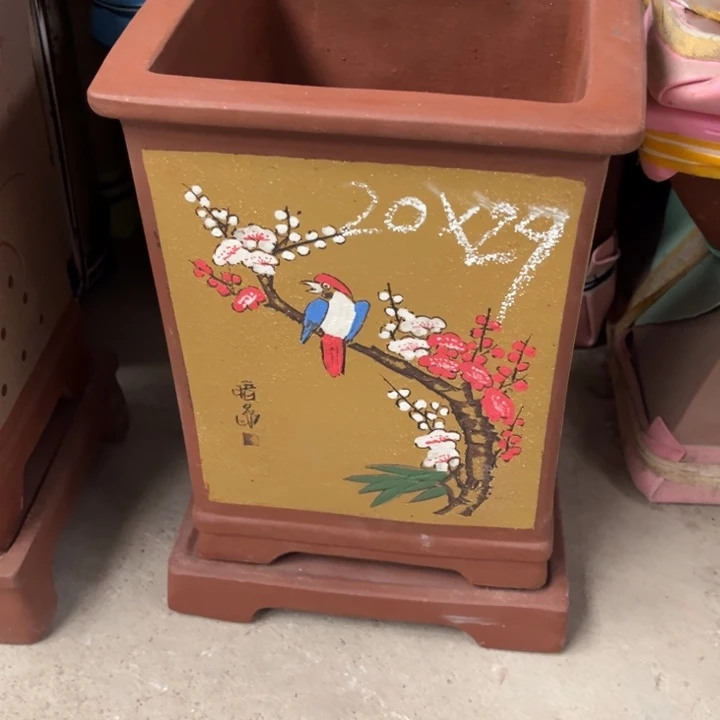 紫砂花盆紫砂花盆