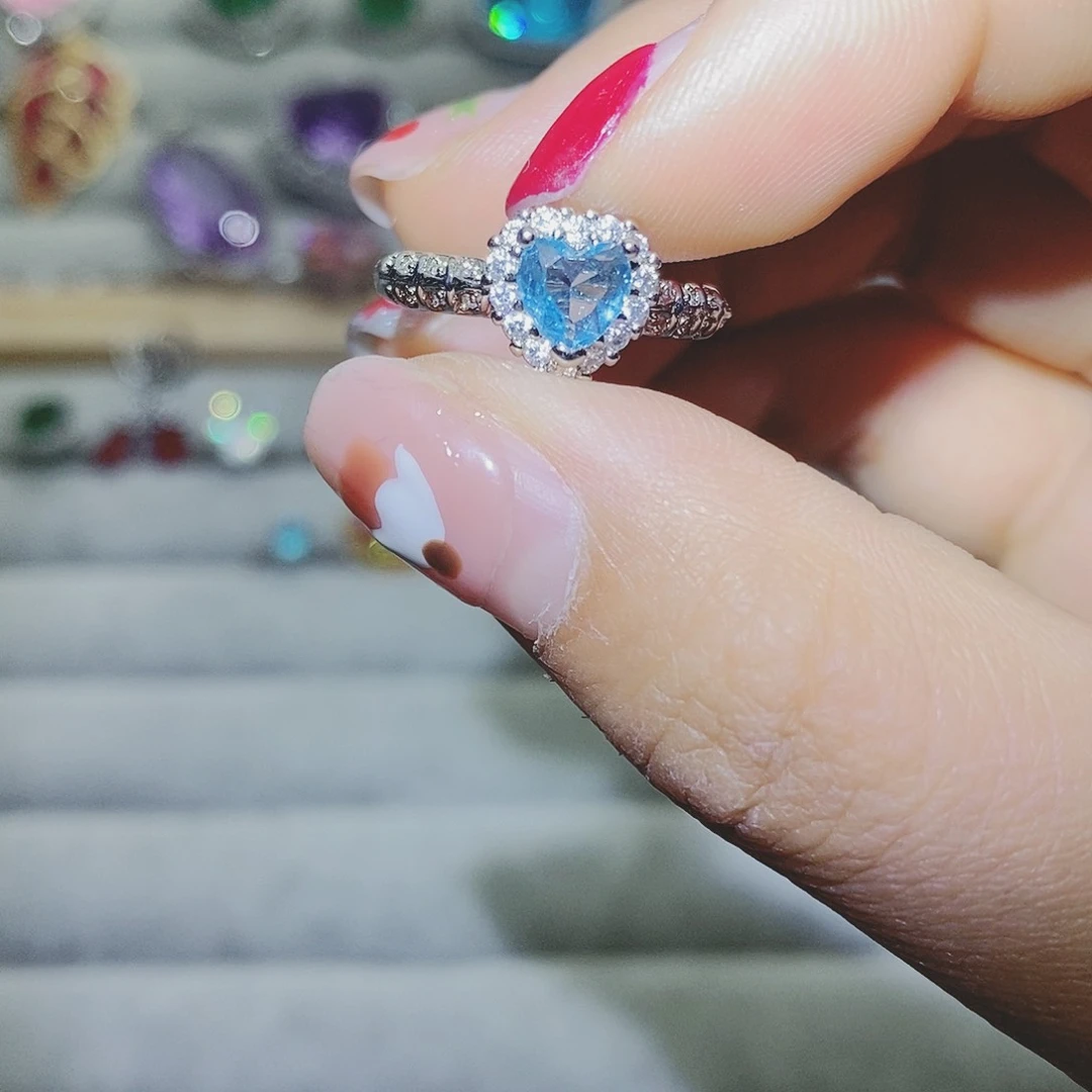 【闪购商品】托帕石耳饰银S925镶嵌