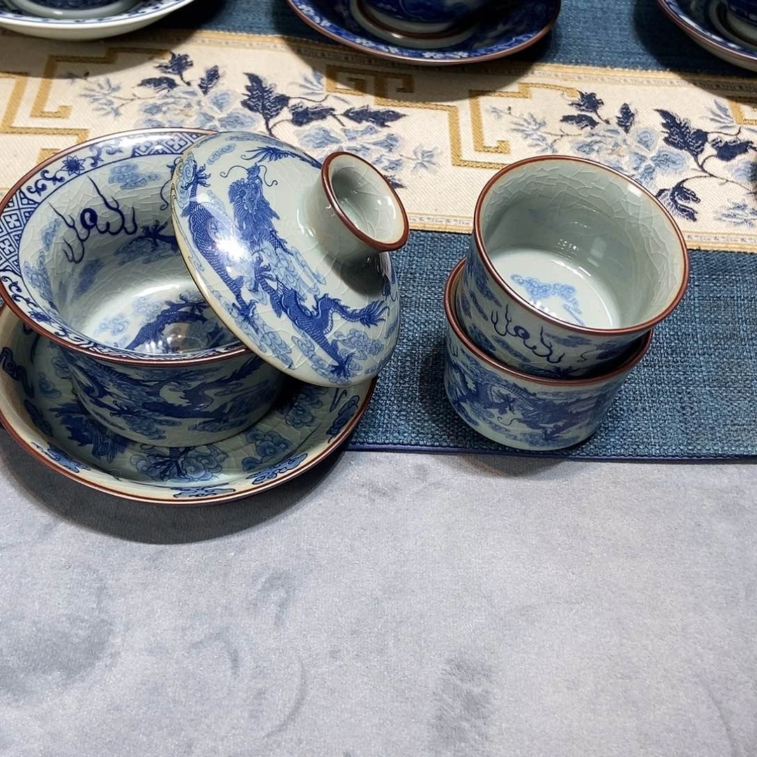 陶简装家用陶瓷茶具