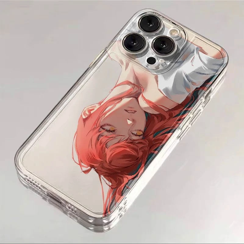 电锯人玛奇玛太空手机壳适用于苹果16透明iphone14保护壳1512pro