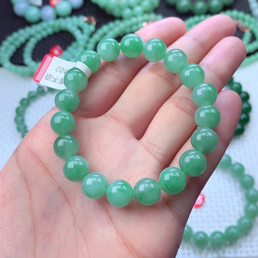 翡翠未镶嵌毛衣链