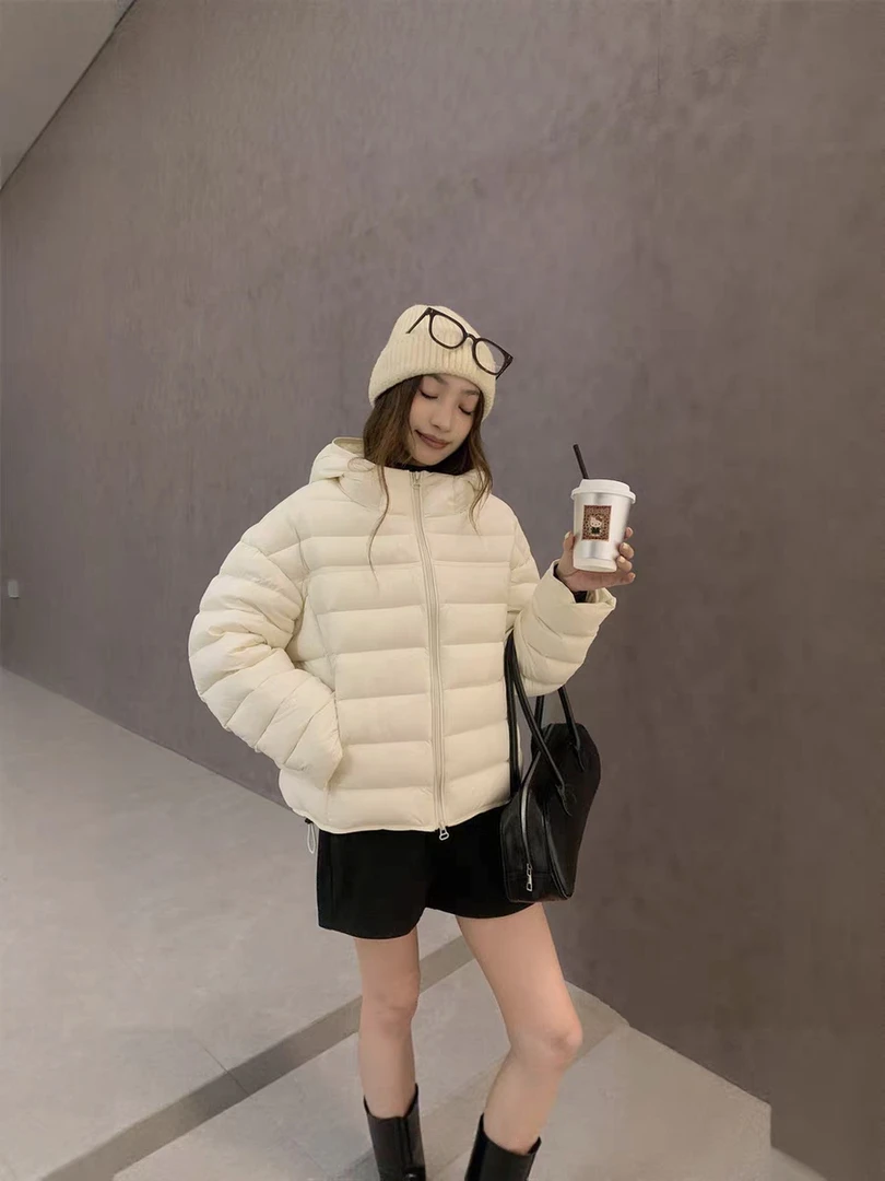 Hjie-【排骨棉服】秋冬新款连帽排骨棉服Q25567