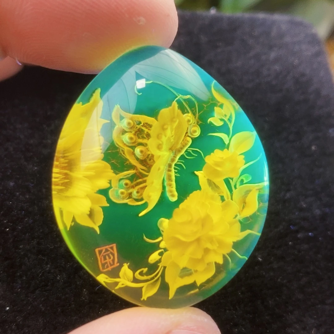 【闪购商品】金珀吊坠(不含链)未镶嵌