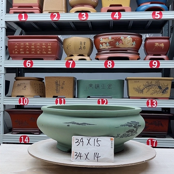 紫砂花盆紫砂花盆