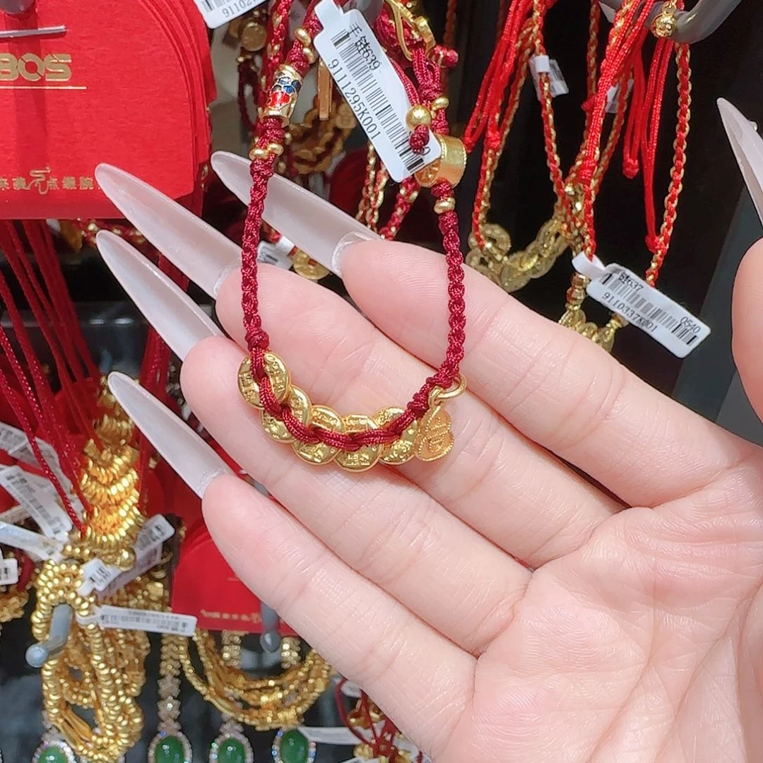 锆石铜合金925银手链