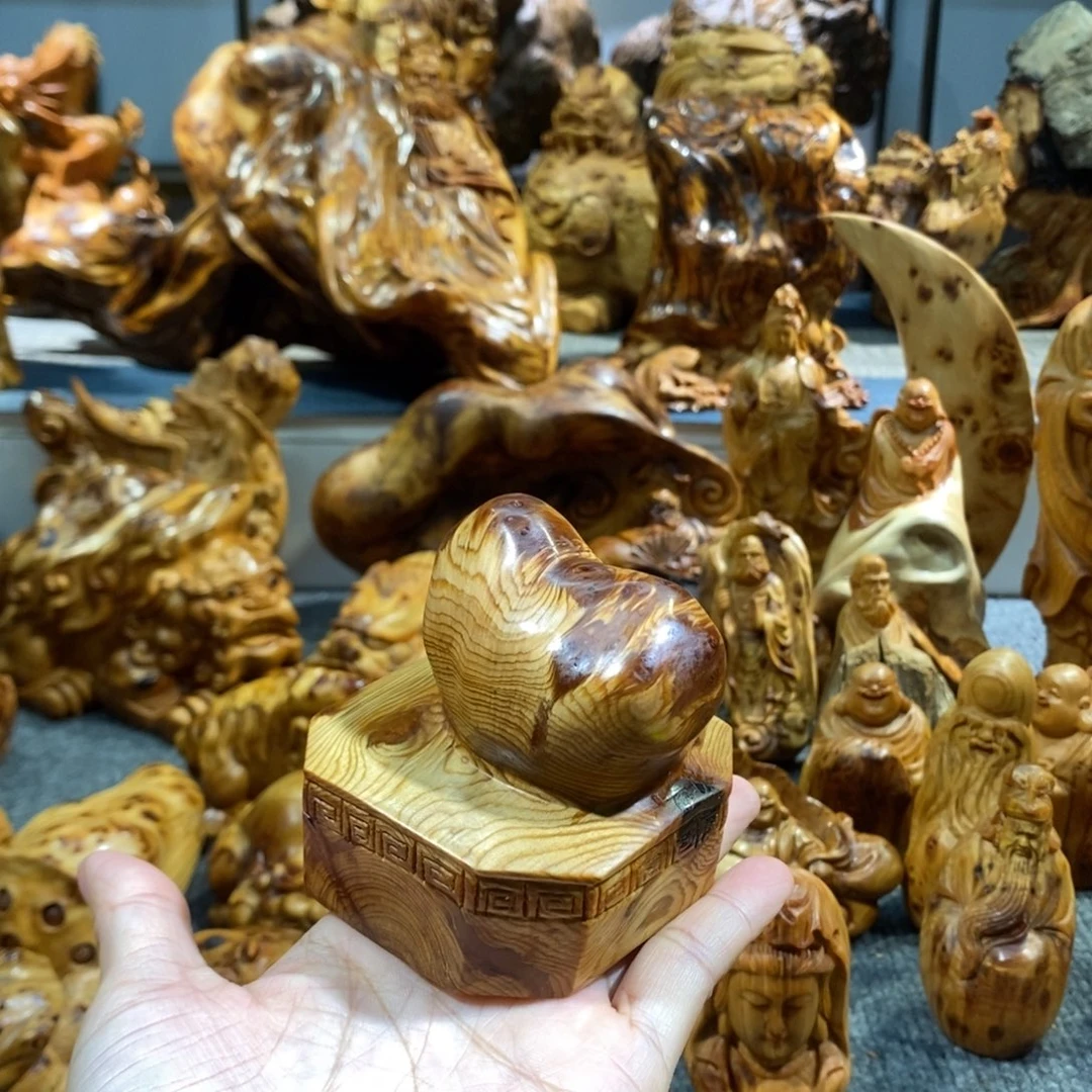 木崖柏工艺品印章