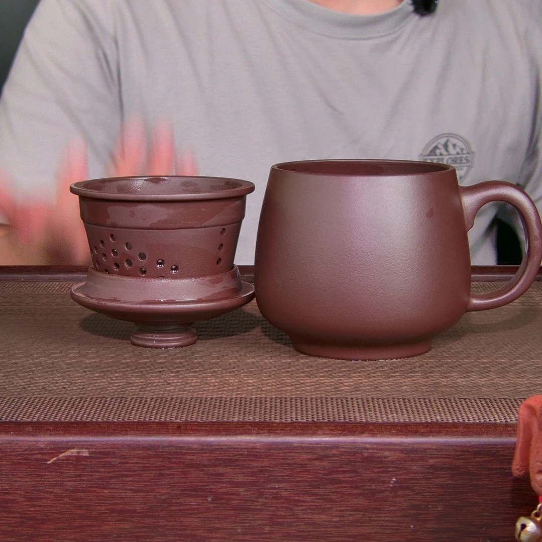 茶杯紫砂高货放漏