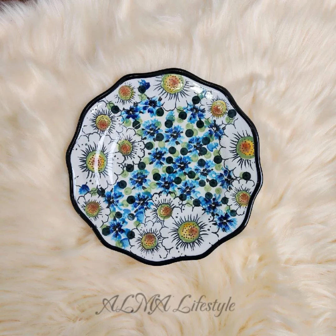 阿勒玛  新疆包邮手绘家用11寸方盘防烫耐磨加厚到手2个