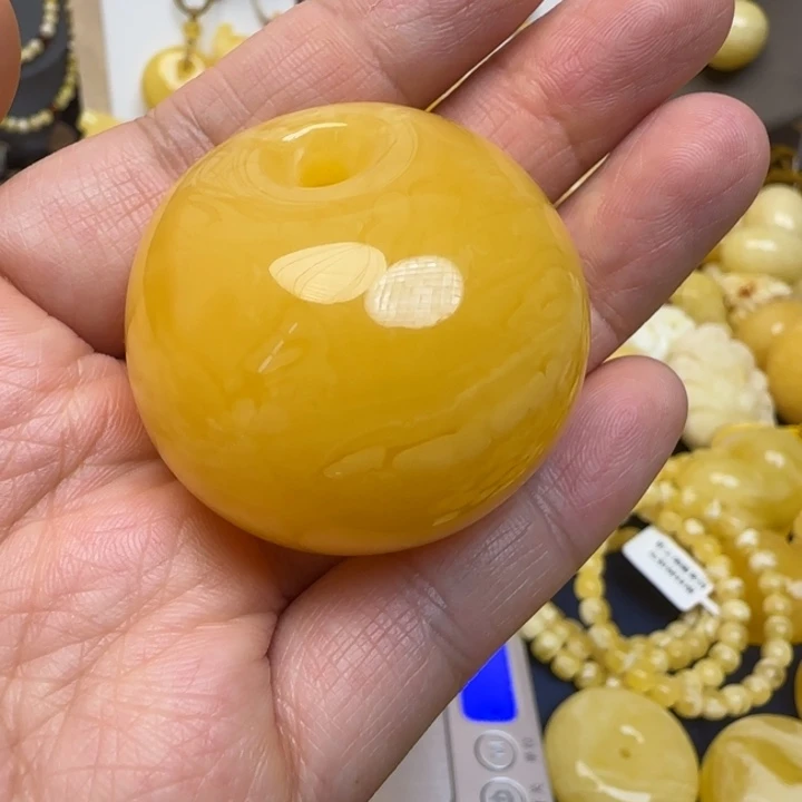 蜜蜡未镶嵌颈饰天然蜜蜡