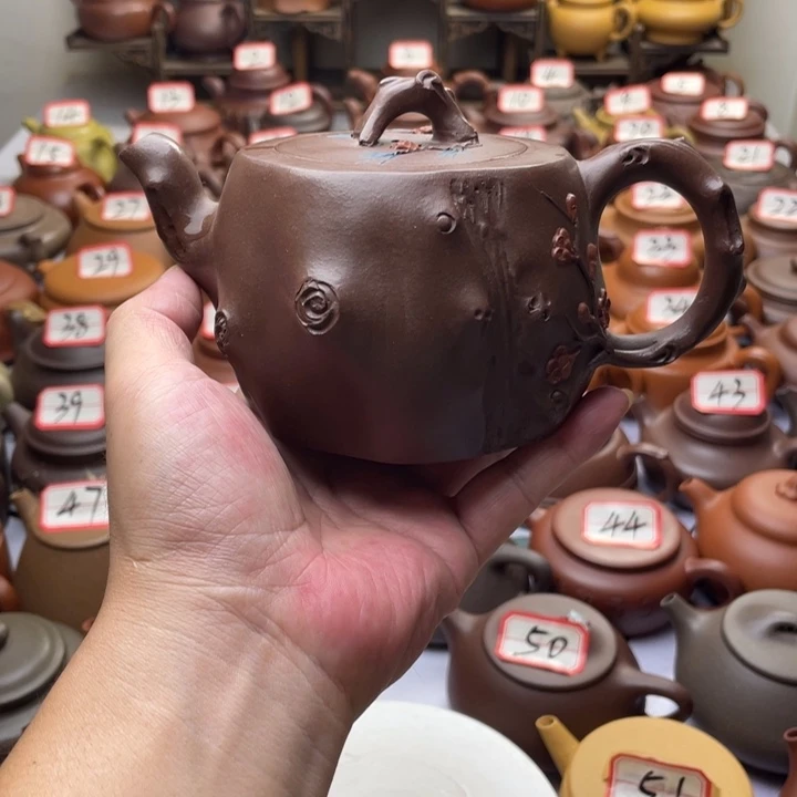 紫砂茶壶宜兴紫砂半手工