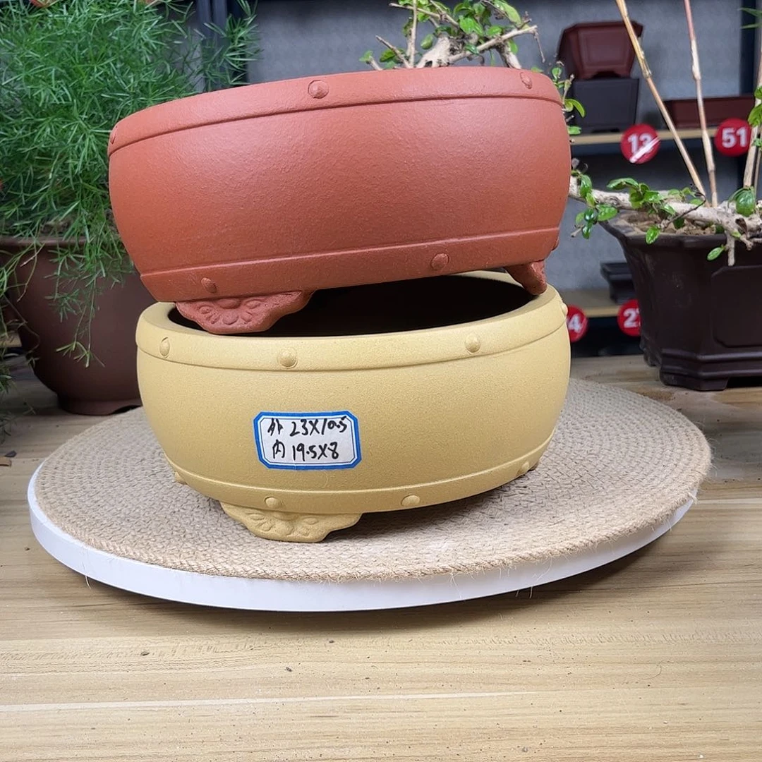 紫砂花盆紫砂花盆