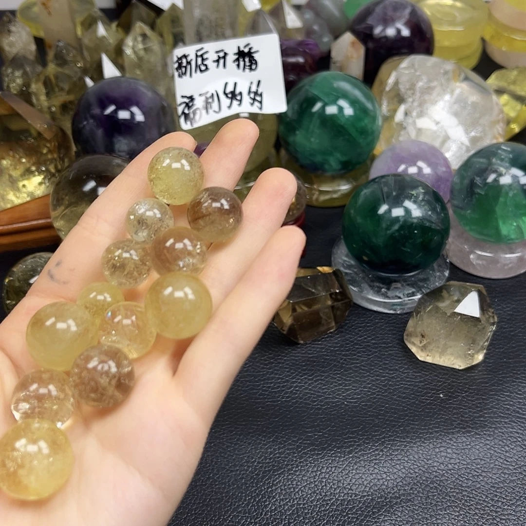 未镶嵌珠宝半成品紫晶36水晶石