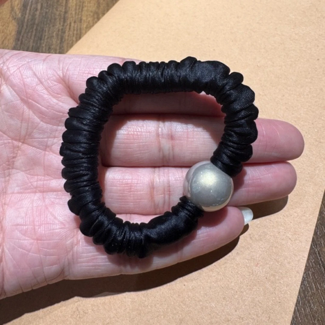 DaYa-精致珠珠轻奢大肠珍珠发圈