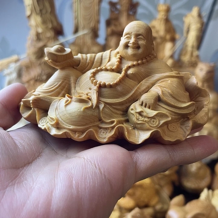 柏木（崖柏）荷叶弥勒长10公分