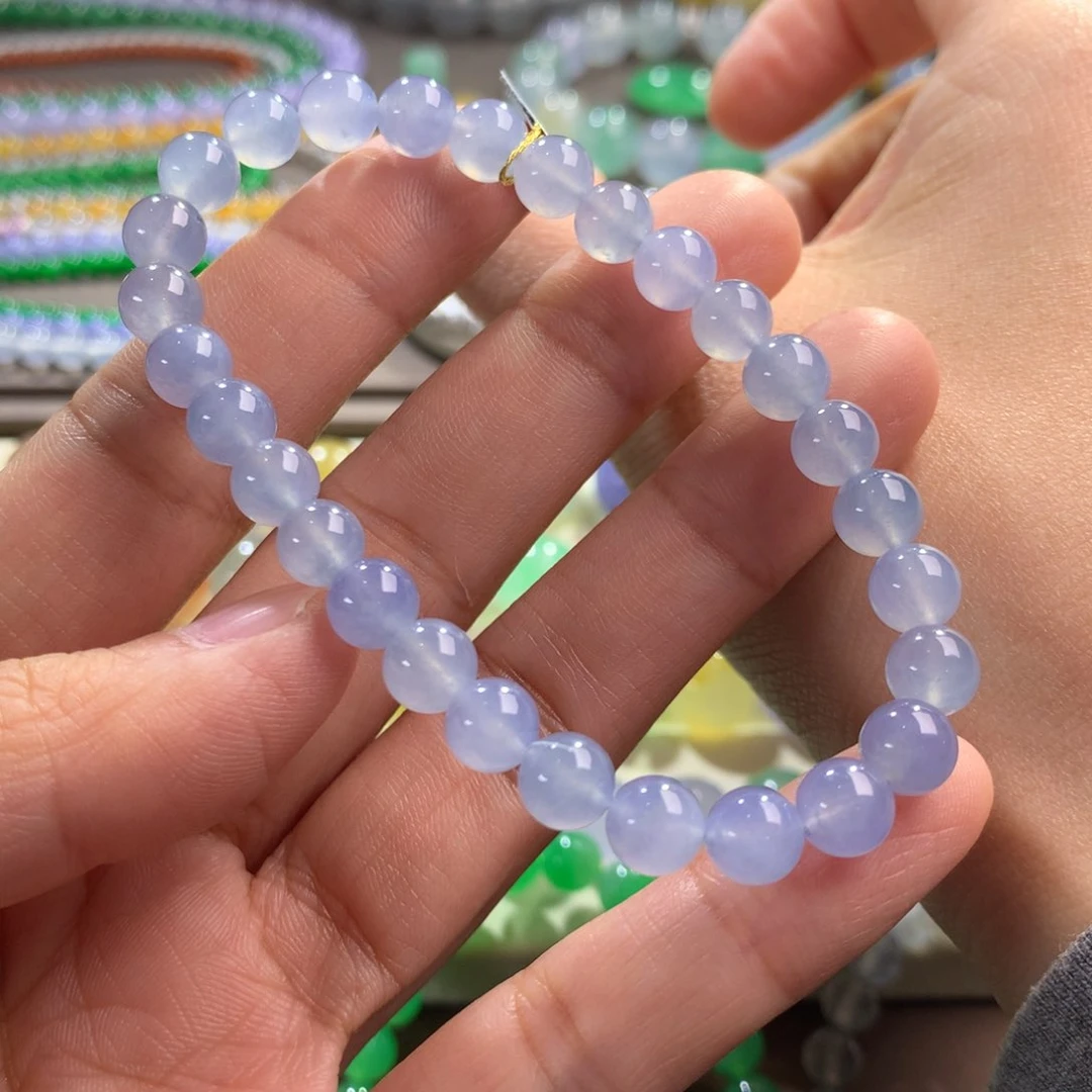 翡翠手链未镶嵌卡6.5