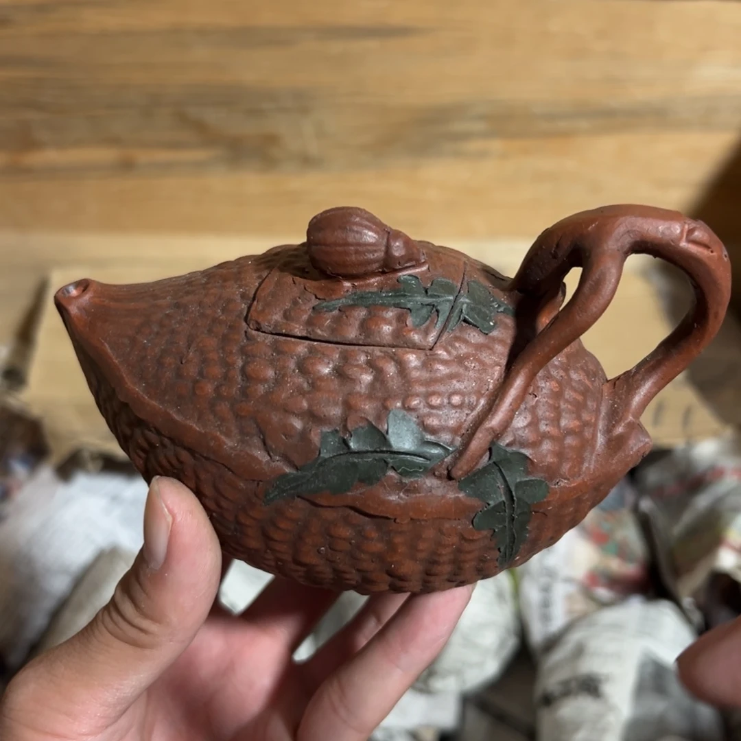 茶壶紫砂老厂紫砂壶一件！