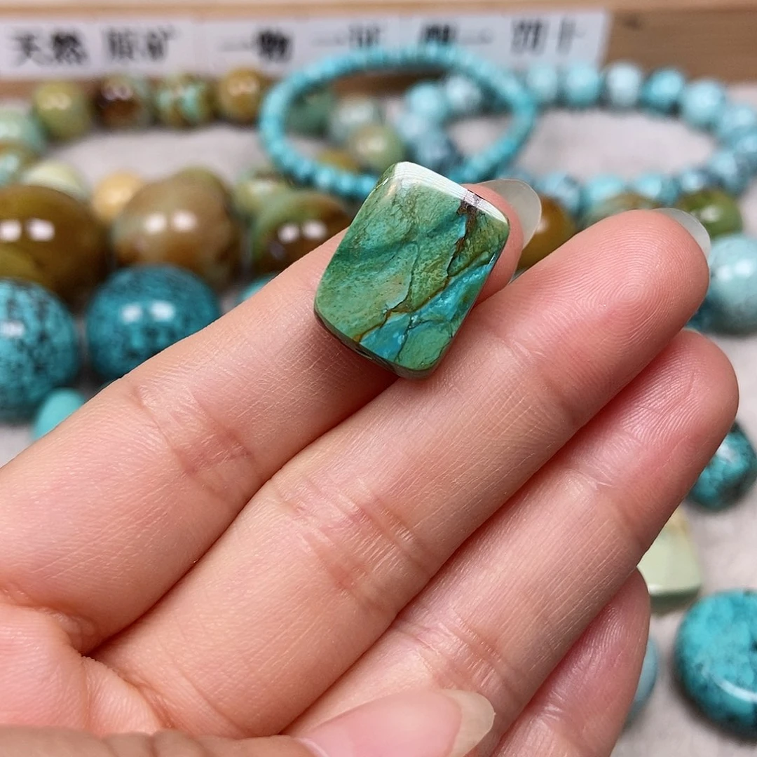 未镶嵌绿松石珠宝半成品