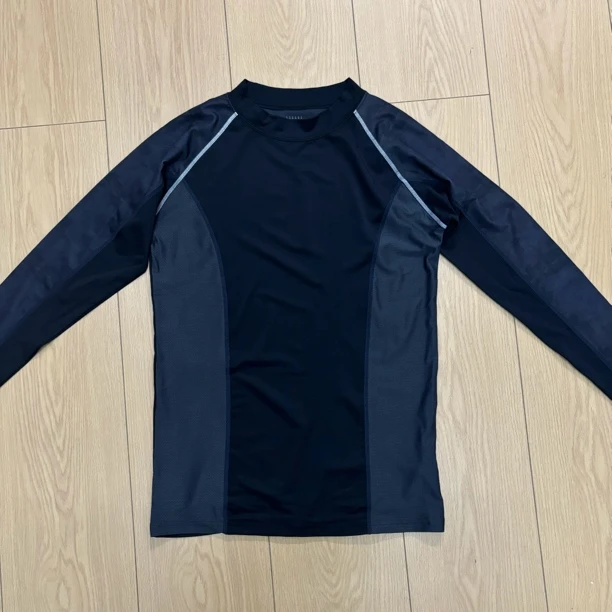 男子速干弹力运动训练长袖T恤