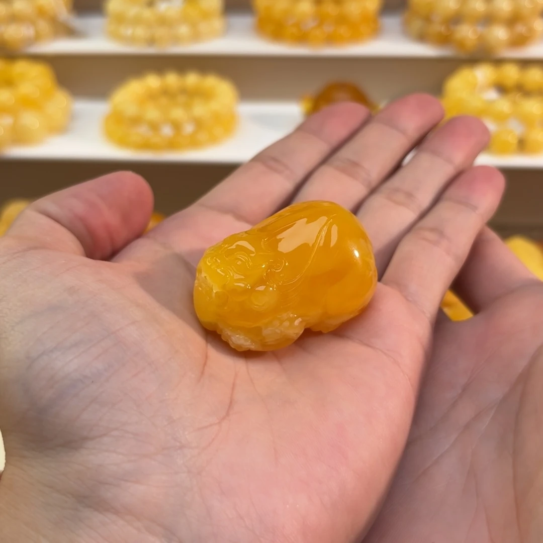 琥珀未镶嵌裸石琥珀蜜蜡382