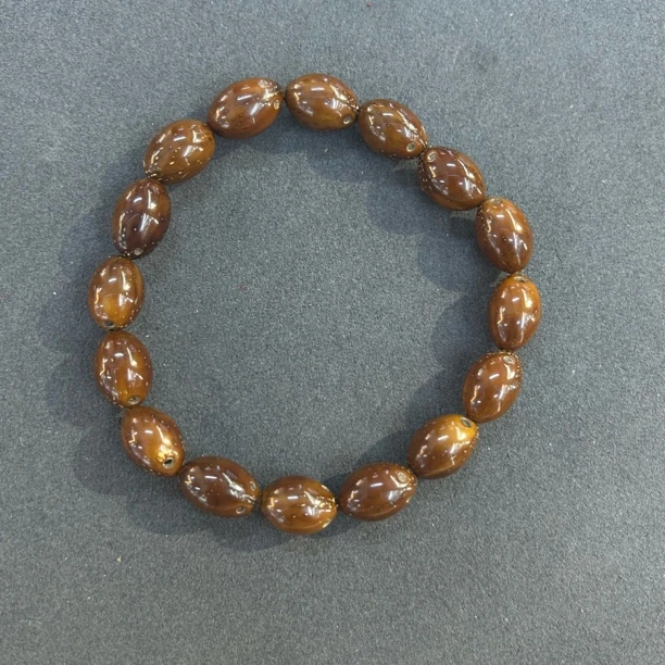 紫金鼠素圈手串0055