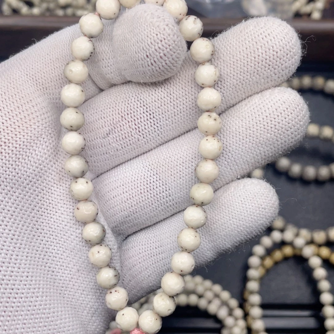 手串星月菩提满工无相龙纹7改