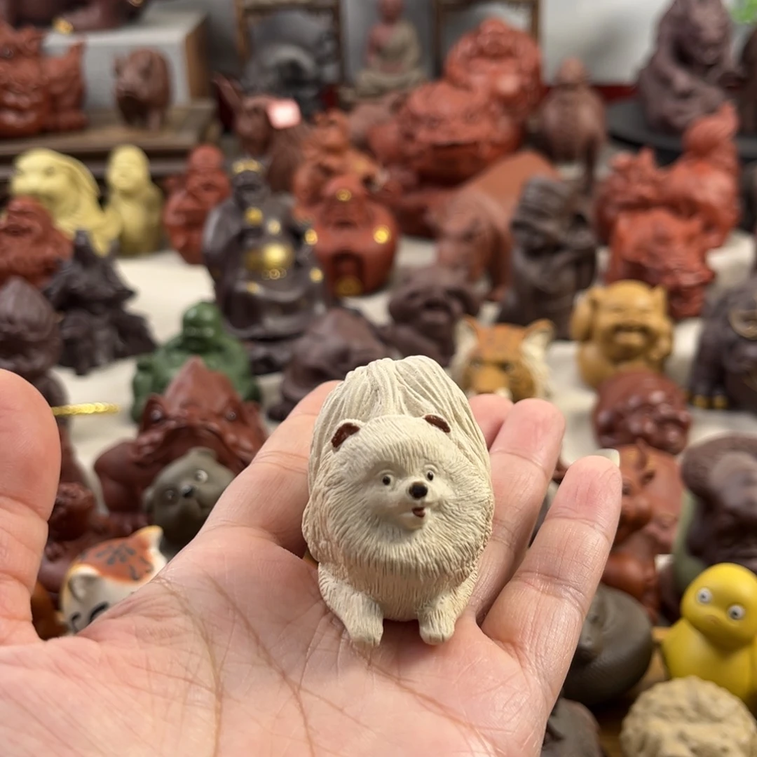 紫砂茶宠紫砂博美