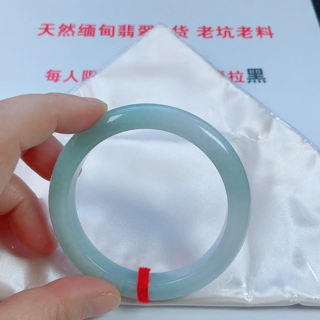 翡翠未镶嵌手镯天然翡翠手镯60