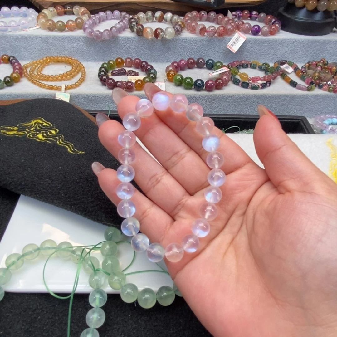 长石手串未镶嵌手串