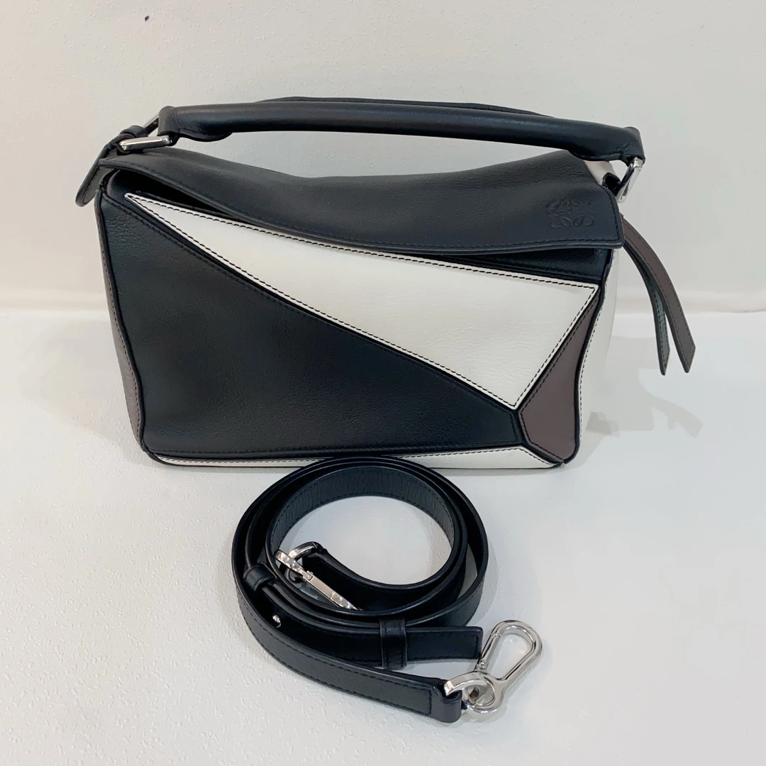 99新 LOEWE/罗意威 puzzle小号手提单肩包