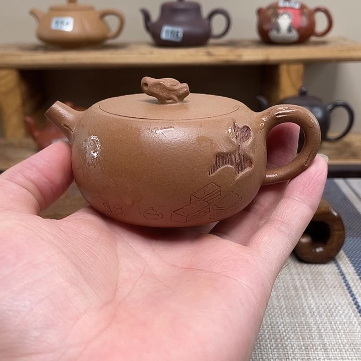 茶壶紫砂原矿手工紫砂壶