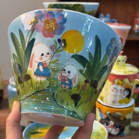 炉景德镇釉下手绘陶瓷