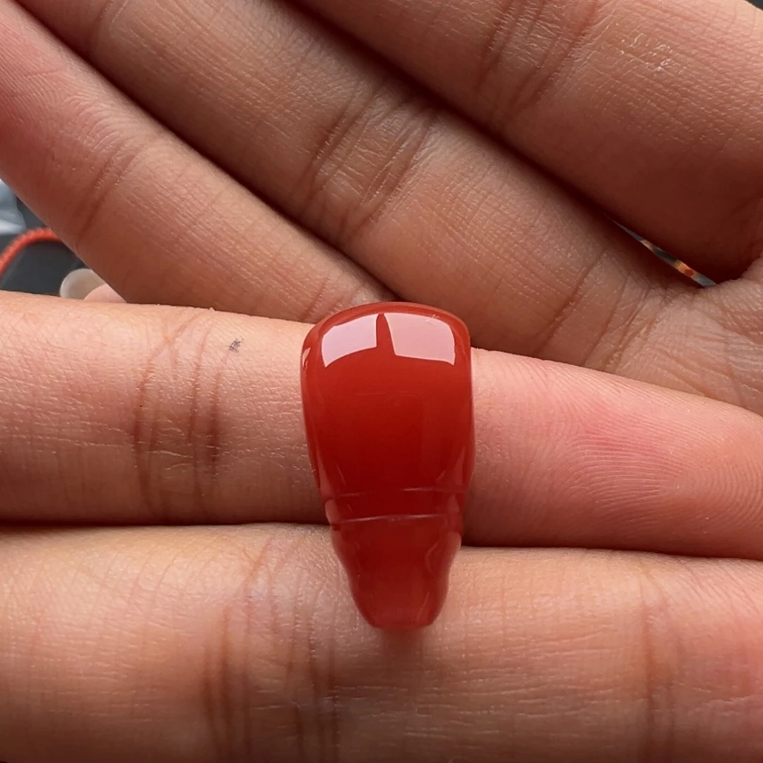 南红玛瑙未镶嵌三通10.6