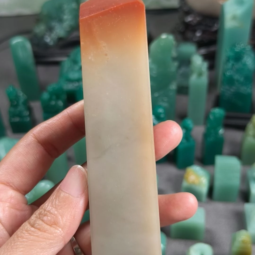 昌化石印石俏色印章1