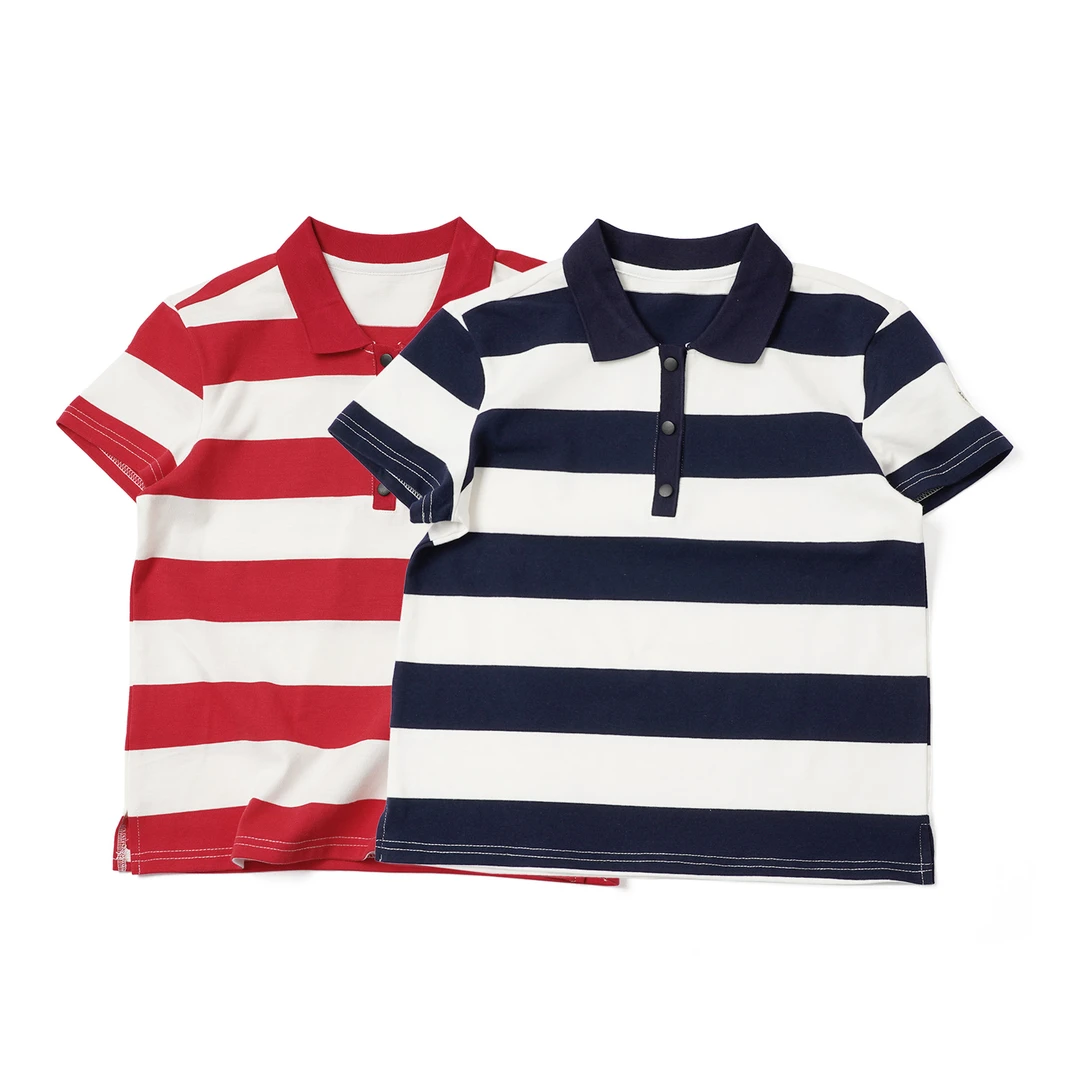 【高级感条纹POLO衫】ZYTX57075夏季新款休闲舒适透气撞色条纹T恤