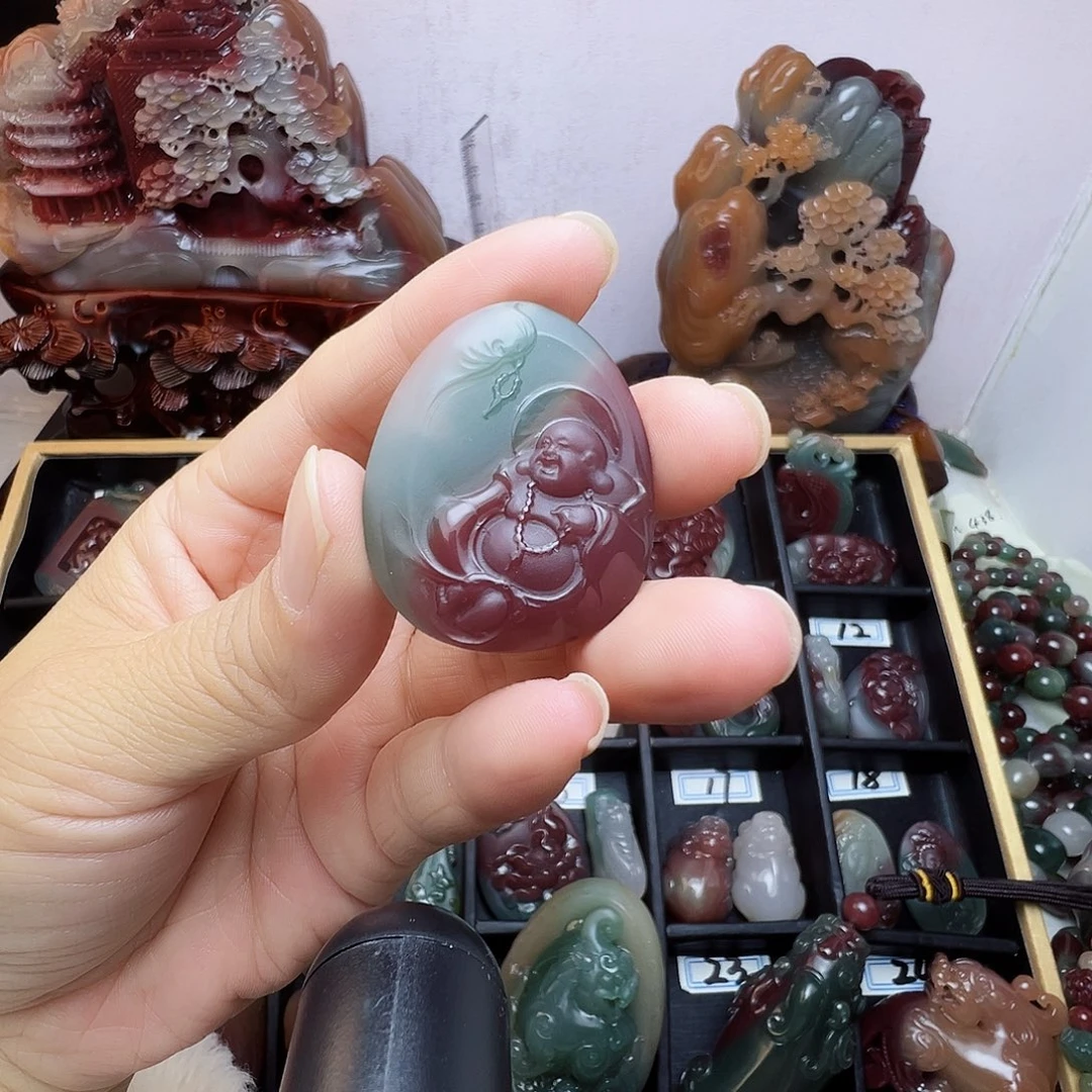 铁合金秦紫玉挂件