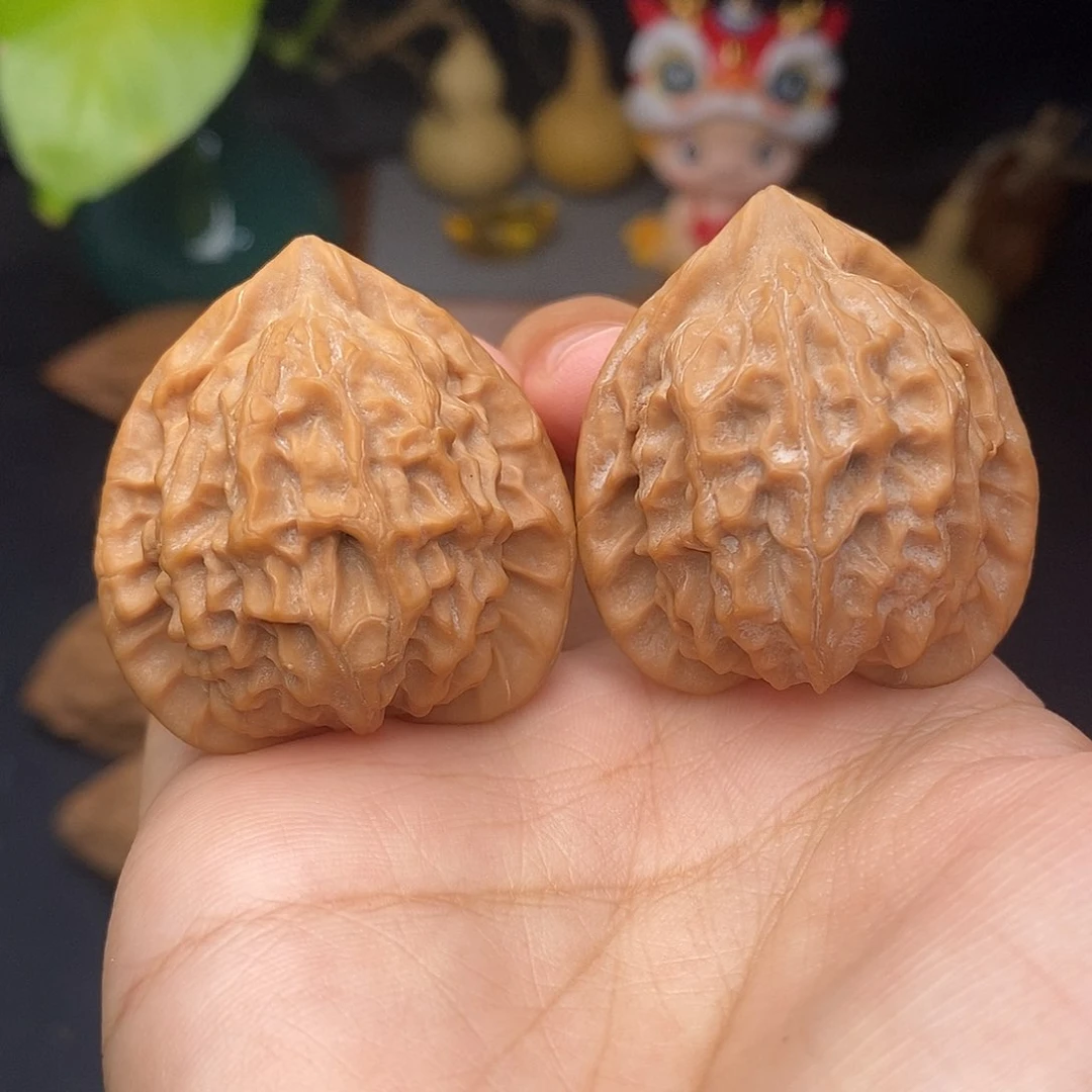 把件文玩核桃金三角全品36