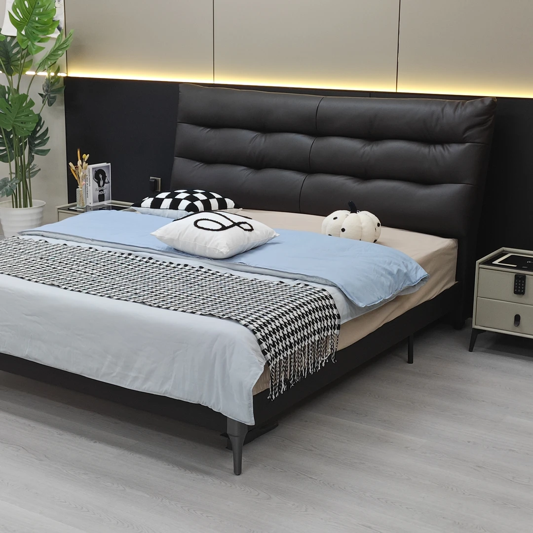 9021#【紫气东来】时尚轻奢简约家用主卧次卧大床松弛感