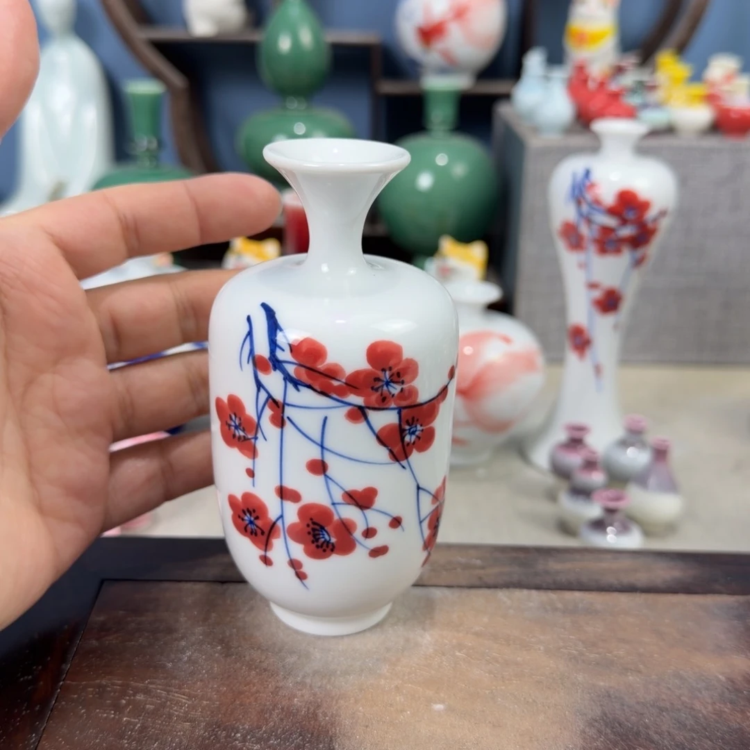 陶瓷手工小花器摆件