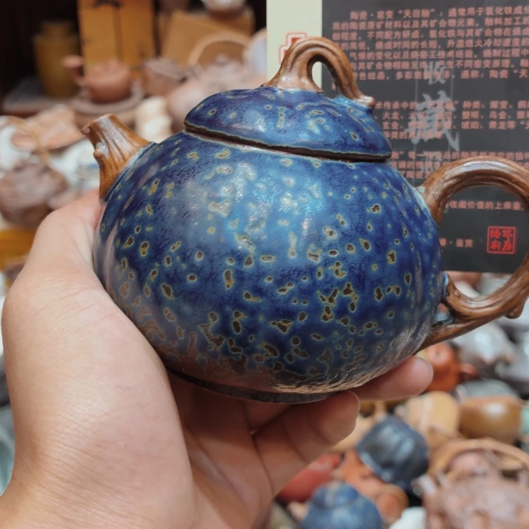 柴烧老岩泥高温茶器皿