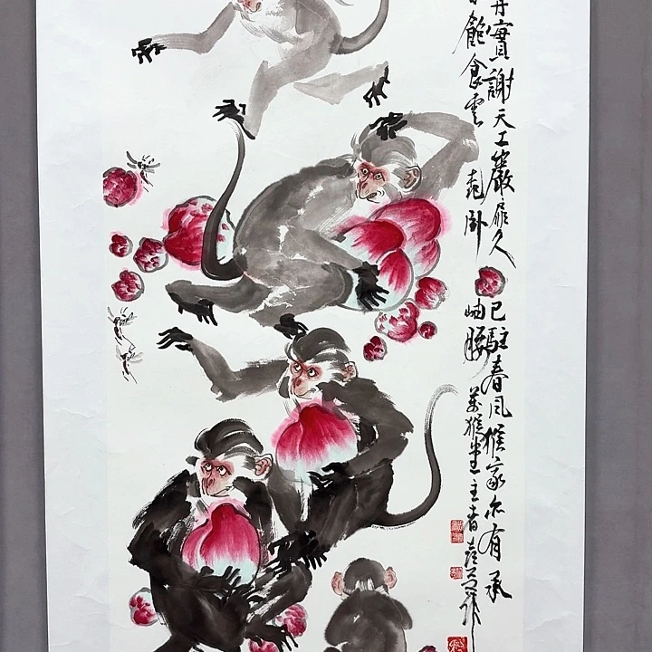 国画亲笔手绘放心去藏