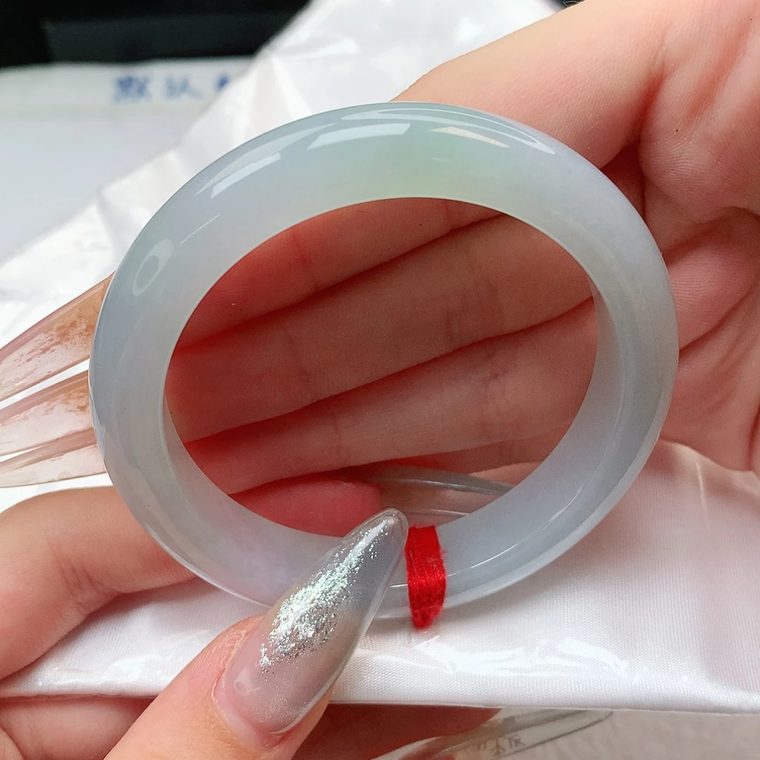 未镶嵌手镯翡翠正圈53