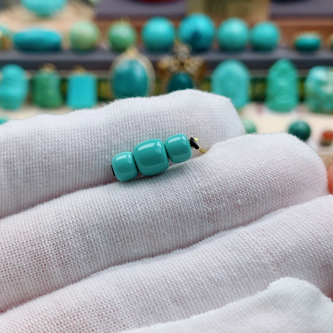 绿松石未镶嵌珠宝半成品