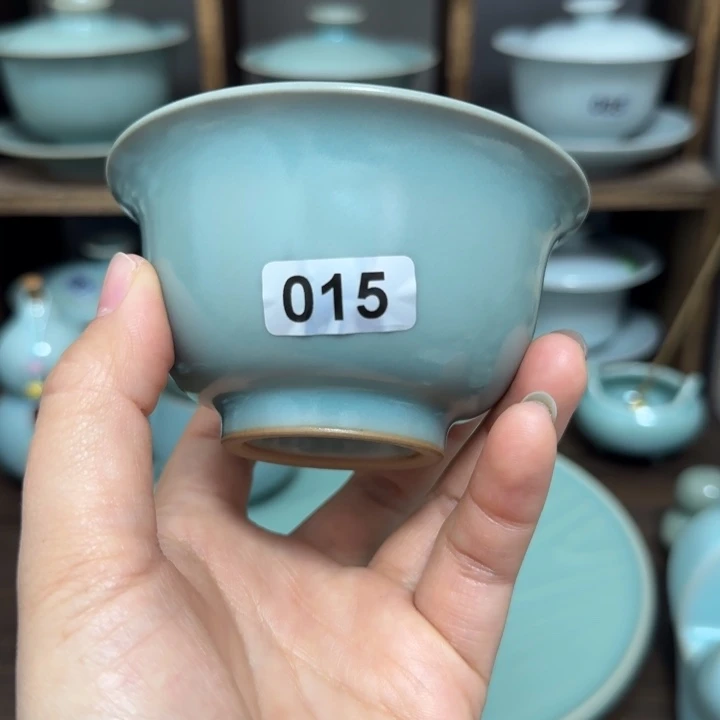 编号015大压手杯瓷
